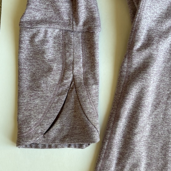 Athleta Uptempo Top Long Sleeve Heather Purple Women’s Small Active Performance - Picture 4 of 13